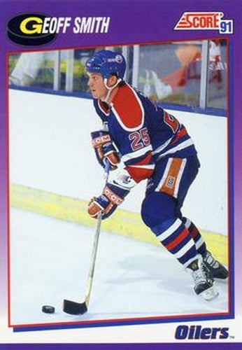 #87 Geoff Smith - Edmonton Oilers - 1991-92 Score American Hockey