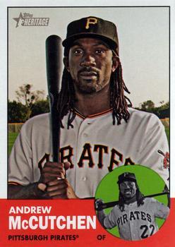 #87a Andrew McCutchen - Pittsburgh Pirates - 2012 Topps Heritage Baseball