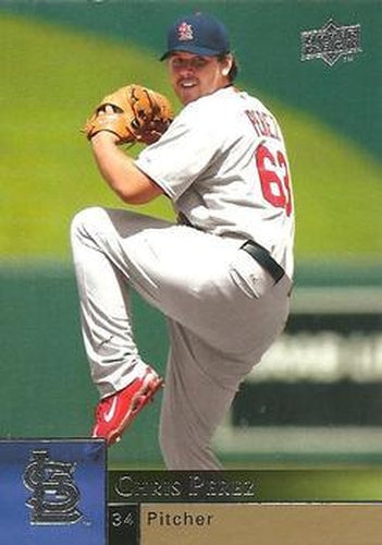 #884 Chris Perez - St. Louis Cardinals - 2009 Upper Deck Baseball