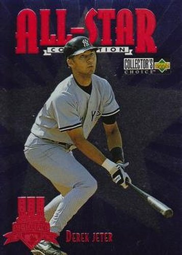 #40 Derek Jeter - New York Yankees - 1997 Collector's Choice Baseball - All-Star Connection