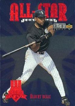#7 Albert Belle - Chicago White Sox - 1997 Collector's Choice Baseball - All-Star Connection