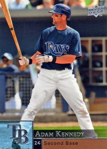 #885 Adam Kennedy - Tampa Bay Rays - 2009 Upper Deck Baseball