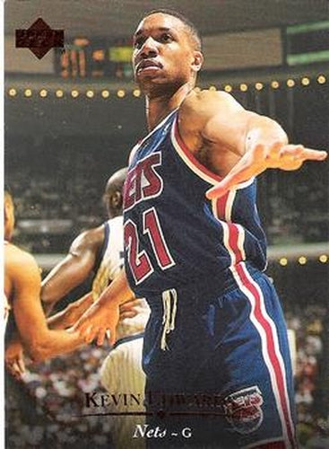 #88 Kevin Edwards - New Jersey Nets - 1995-96 Upper Deck Basketball