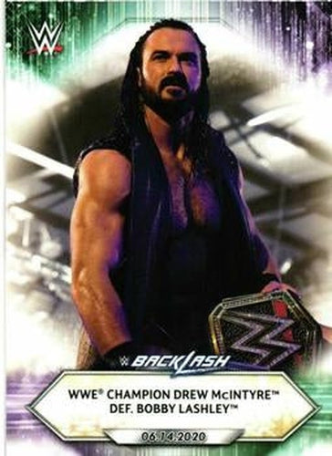 #88 WWE Champion Drew McIntyre def. Bobby Lashley - 2021 Topps WWE Wrestling