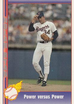 #88 Power versus Power - Texas Rangers - 1991 Pacific Nolan Ryan Texas Express I Baseball