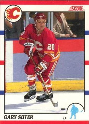 #88 Gary Suter - Calgary Flames - 1990-91 Score Canadian Hockey