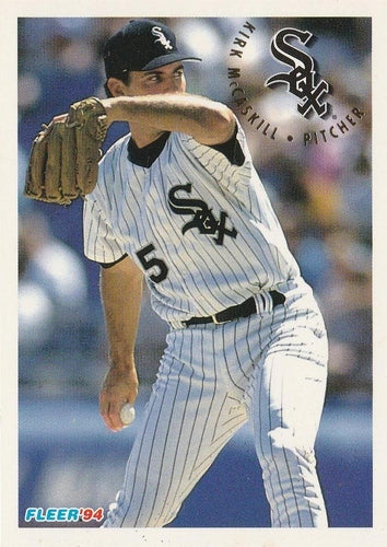 #88 Kirk McCaskill - Chicago White Sox - 1994 Fleer Baseball