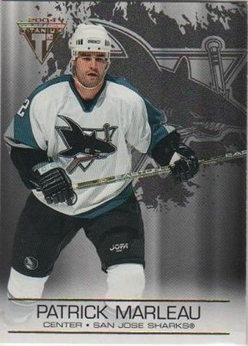 #88 Patrick Marleau - San Jose Sharks - 2003-04 Pacific Private Stock Titanium Hockey