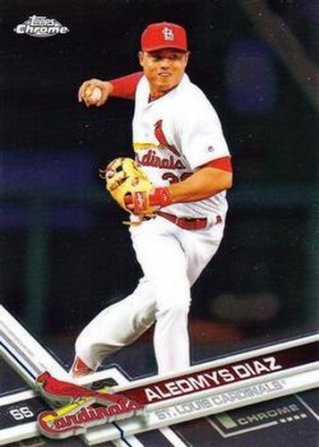 #88 Aledmys Diaz - St. Louis Cardinals - 2017 Topps Chrome Baseball