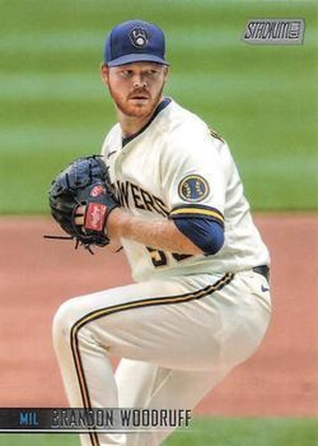 #88 Brandon Woodruff - Milwaukee Brewers - 2021 Stadium Club Baseball