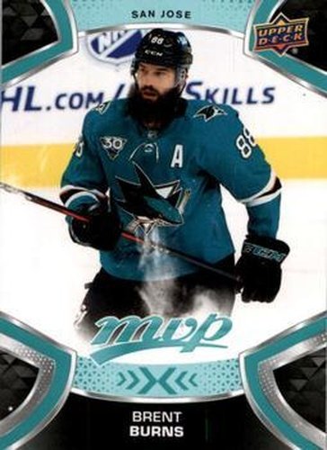 #88 Brent Burns - San Jose Sharks - 2021-22 Upper Deck MVP Hockey