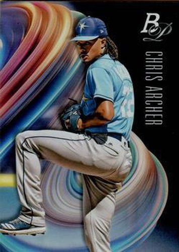#88 Chris Archer - Tampa Bay Rays - 2018 Bowman Platinum Baseball