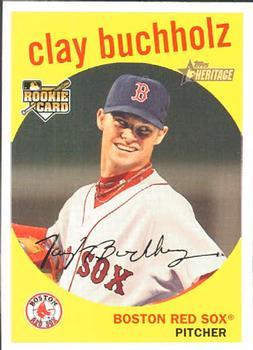 #88 Clay Buchholz - Boston Red Sox - 2008 Topps Heritage Baseball