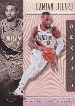 #88 Damian Lillard - Portland Trail Blazers - 2019-20 Panini Illusions Basketball