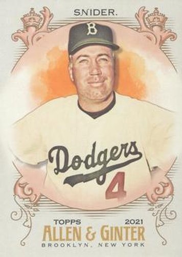 #88 Duke Snider - Brooklyn Dodgers - 2021 Topps Allen & Ginter Baseball