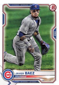 #88 Javier Baez - Chicago Cubs - 2021 Bowman Baseball