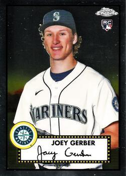 #88 Joey Gerber - Seattle Mariners - 2021 Topps Chrome Platinum Anniversary Baseball