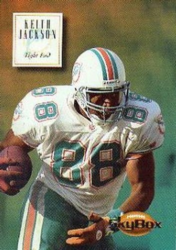 #88 Keith Jackson - Miami Dolphins - 1994 SkyBox Premium Football