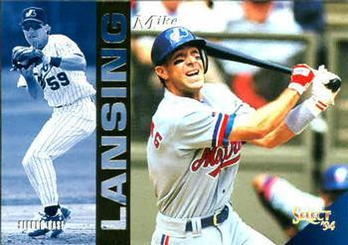#88 Mike Lansing - Montreal Expos - 1994 Select Baseball