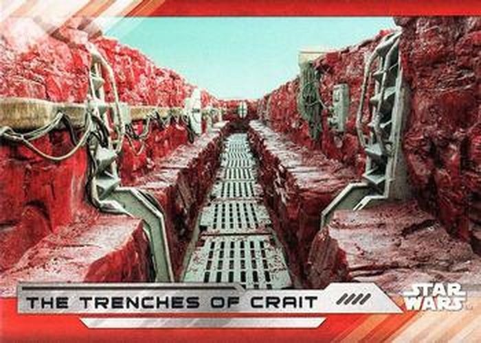 #88 The Trenches of Crait - 2017 Topps Star Wars The Last Jedi
