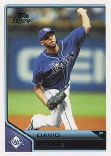 #88 David Price - Tampa Bay Rays - 2011 Topps Lineage Baseball