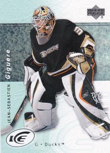 #88 Jean-Sebastien Giguere - Anaheim Ducks - 2007-08 Upper Deck Ice Hockey