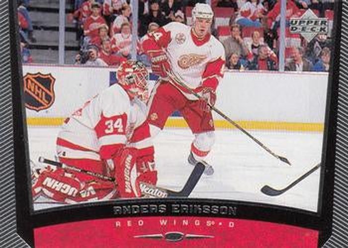 #88 Anders Eriksson - Detroit Red Wings - 1998-99 Upper Deck Hockey