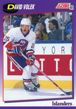 #88 David Volek - New York Islanders - 1991-92 Score American Hockey