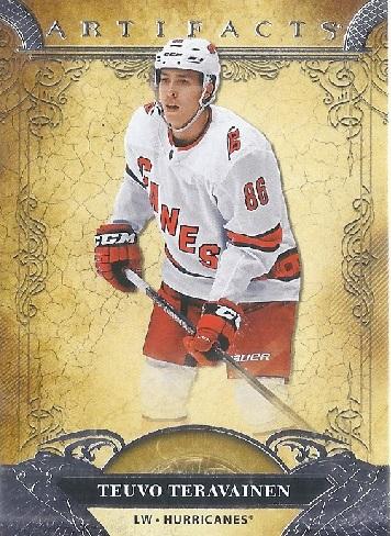 #88 Teuvo Teravainen - Carolina Hurricanes - 2020-21 Upper Deck Artifacts Hockey