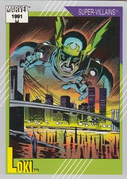 #89 Loki - 1991 Impel Marvel Universe Series II