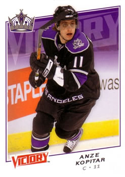 #102 Anze Kopitar - Los Angeles Kings - 2008-09 Upper Deck Victory Hockey