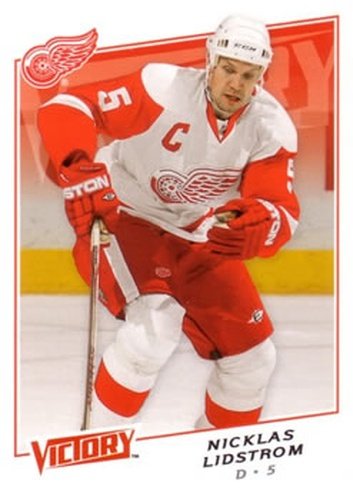 #123 Nicklas Lidstrom - Detroit Red Wings - 2008-09 Upper Deck Victory Hockey
