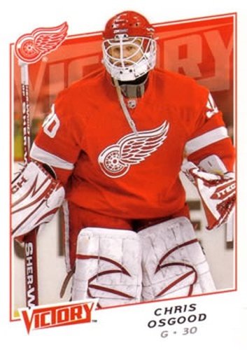 #126 Chris Osgood - Detroit Red Wings - 2008-09 Upper Deck Victory Hockey