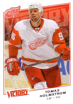 #128 Tomas Holmstrom - Detroit Red Wings - 2008-09 Upper Deck Victory Hockey