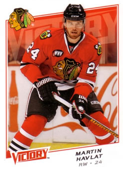 #152 Martin Havlat - Chicago Blackhawks - 2008-09 Upper Deck Victory Hockey