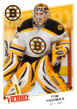 #177 Tim Thomas - Boston Bruins - 2008-09 Upper Deck Victory Hockey