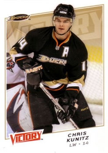 #196 Chris Kunitz - Anaheim Ducks - 2008-09 Upper Deck Victory Hockey