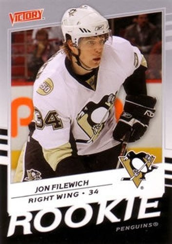 #205 Jon Filewich - Pittsburgh Penguins - 2008-09 Upper Deck Victory Hockey