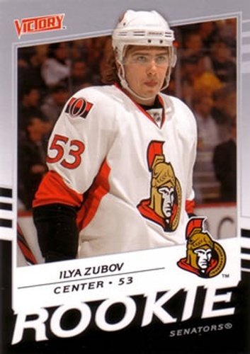 #207 Ilya Zubov - Ottawa Senators - 2008-09 Upper Deck Victory Hockey