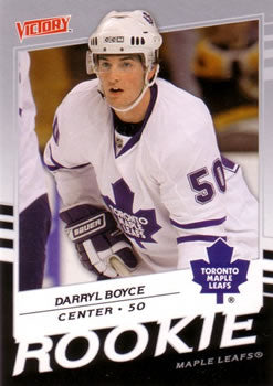 #225 Darryl Boyce - Toronto Maple Leafs - 2008-09 Upper Deck Victory Hockey