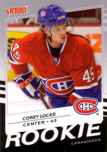 #228 Corey Locke - Montreal Canadiens - 2008-09 Upper Deck Victory Hockey