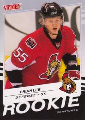 #243 Brian Lee - Ottawa Senators - 2008-09 Upper Deck Victory Hockey