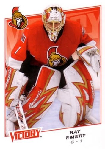 #60 Ray Emery - Ottawa Senators - 2008-09 Upper Deck Victory Hockey