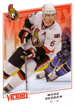 #61 Wade Redden - Ottawa Senators - 2008-09 Upper Deck Victory Hockey