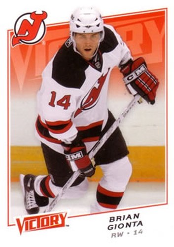 #78 Brian Gionta - New Jersey Devils - 2008-09 Upper Deck Victory Hockey