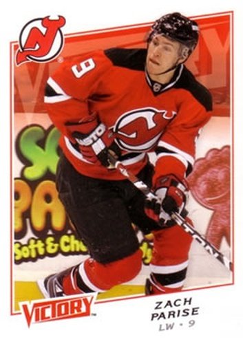 #82 Zach Parise - New Jersey Devils - 2008-09 Upper Deck Victory Hockey