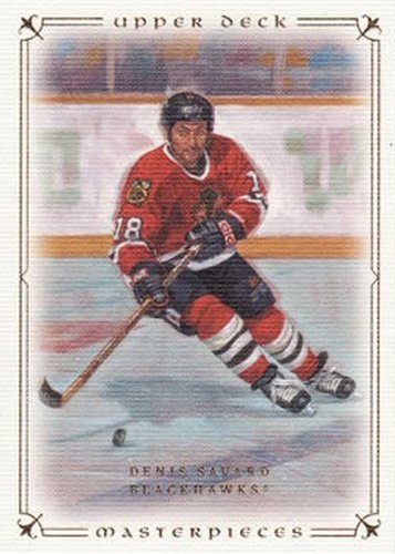 #26 Denis Savard - Chicago Blackhawks - 2008-09 Upper Deck Masterpieces Hockey