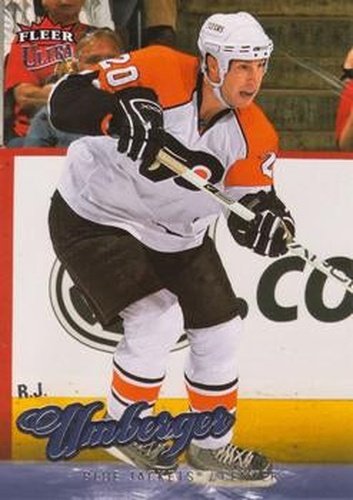 #133 R.J. Umberger - Columbus Blue Jackets - 2008-09 Ultra Hockey