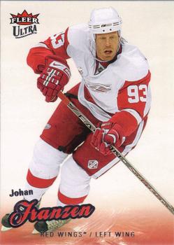 #143 Johan Franzen - Detroit Red Wings - 2008-09 Ultra Hockey