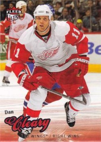 #148 Daniel Cleary - Detroit Red Wings - 2008-09 Ultra Hockey